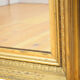 Miroir mural en bois doré français - 86x105cm