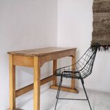 Beech desk or console from around 1930.