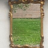 Miroir de style baroque, bois et stuc