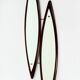Italian sculptural wall mirror in wood from the 1960s.