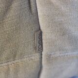 Chauffeuse d'angle Togo velours beige par Michel Ducaroy pour Ligne Roset