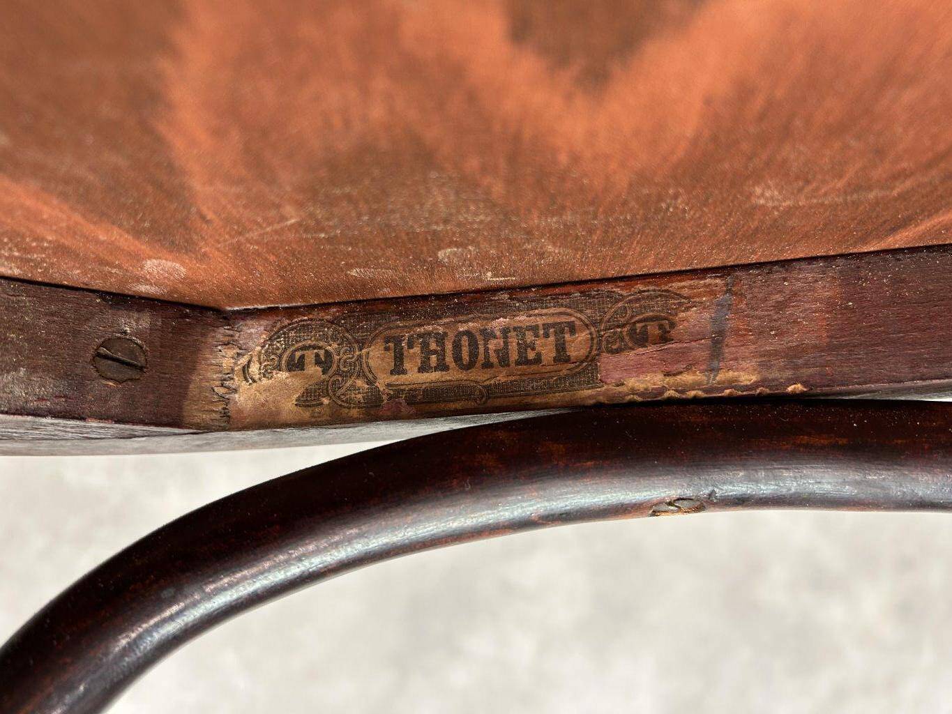 Ensemble de 4 chaises de salle à manger Thonet no.164