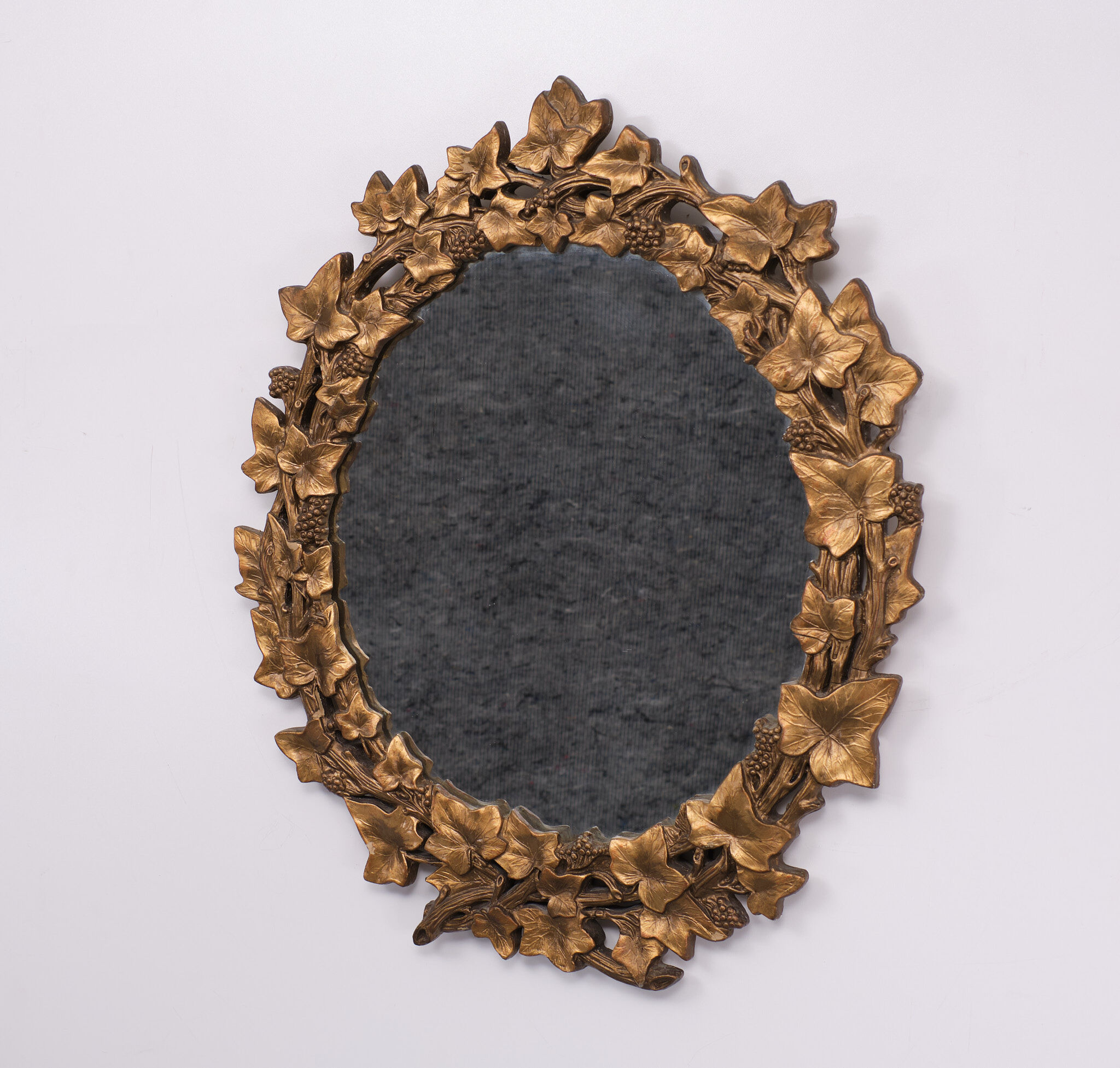 Artisona England Grape Leaf Mirror 50x61cm 1970s