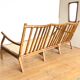 Banquette rotin vintage