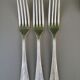 Silver metal forks