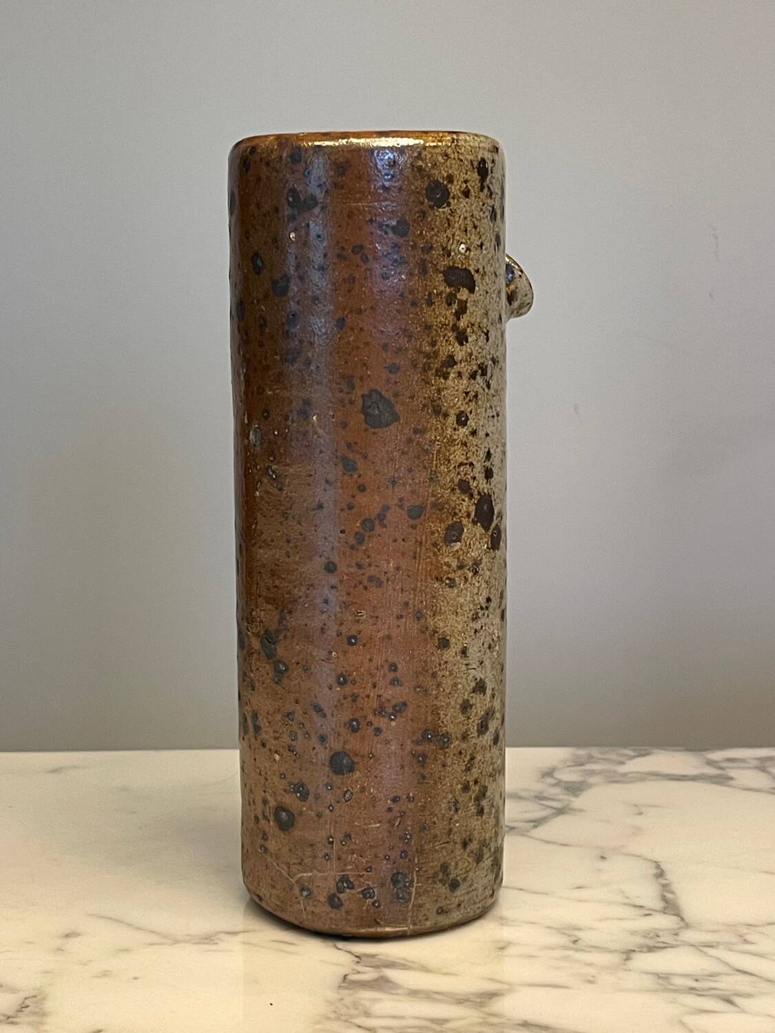 Glazed stoneware pitcher vase by Elke Montreau Lohoff