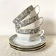 Large 80s model cups, marbled effect, Winterling Bavaria