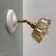 Vintage amber glass lampshade - tableware collection