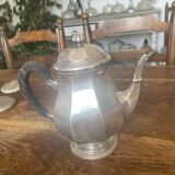Silver metal coffee maker