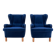 Wingback armchairs, Northern Europe, mid-20th century.