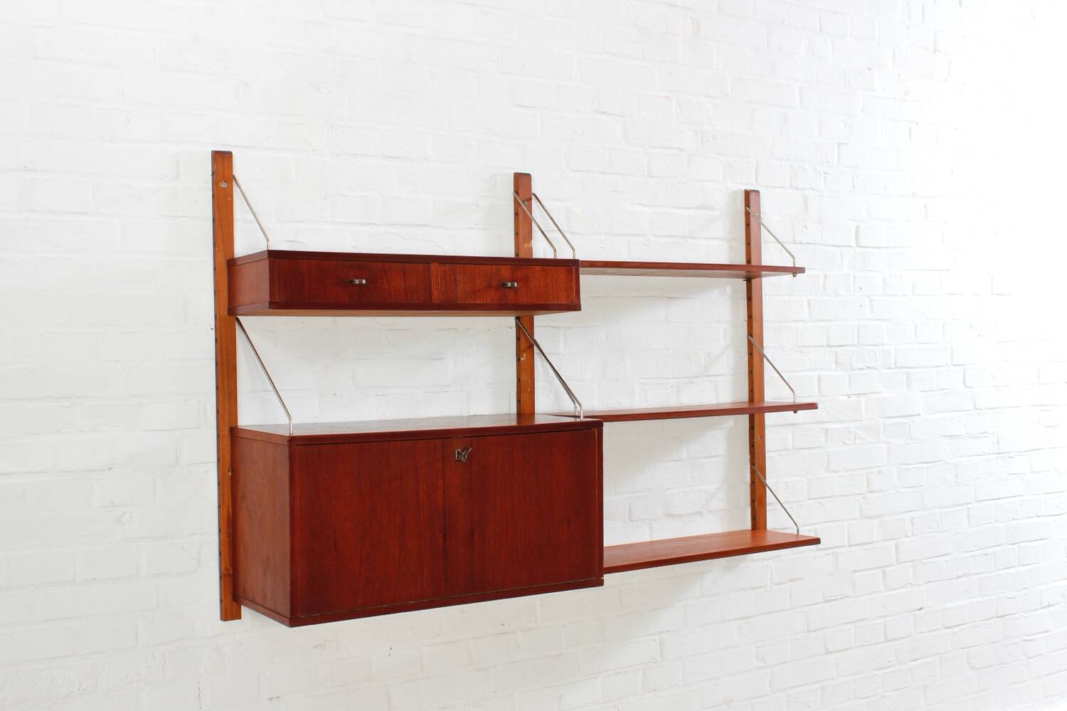 Vintage Teak Regal Danish Design Mid Century 60er 70er