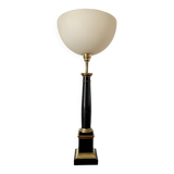 Large black marble lamp 1950