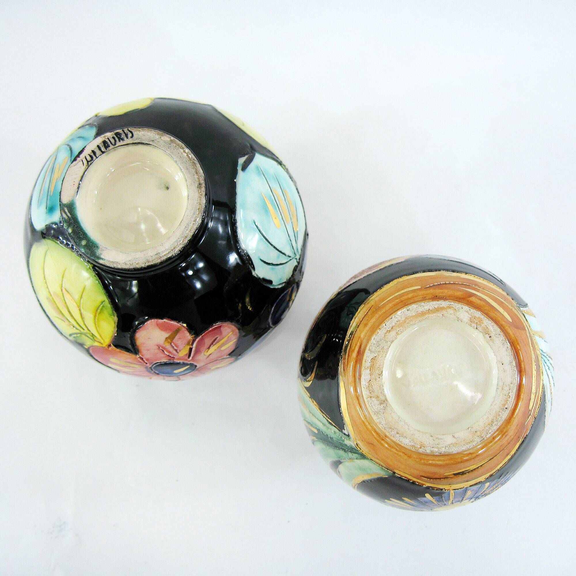Small ceramic vases from Monaco - Vallauris France - vintage 50s