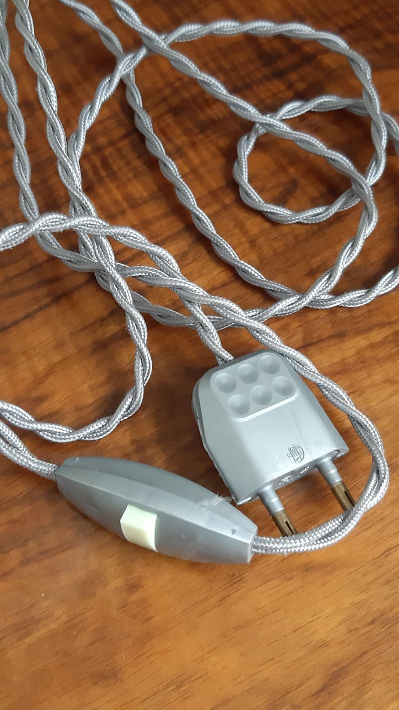 Vintage glass table lamp