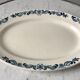 Oval flat terre de fer longchamp model "asti" late nineteenth