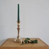 Antique brass candle holder