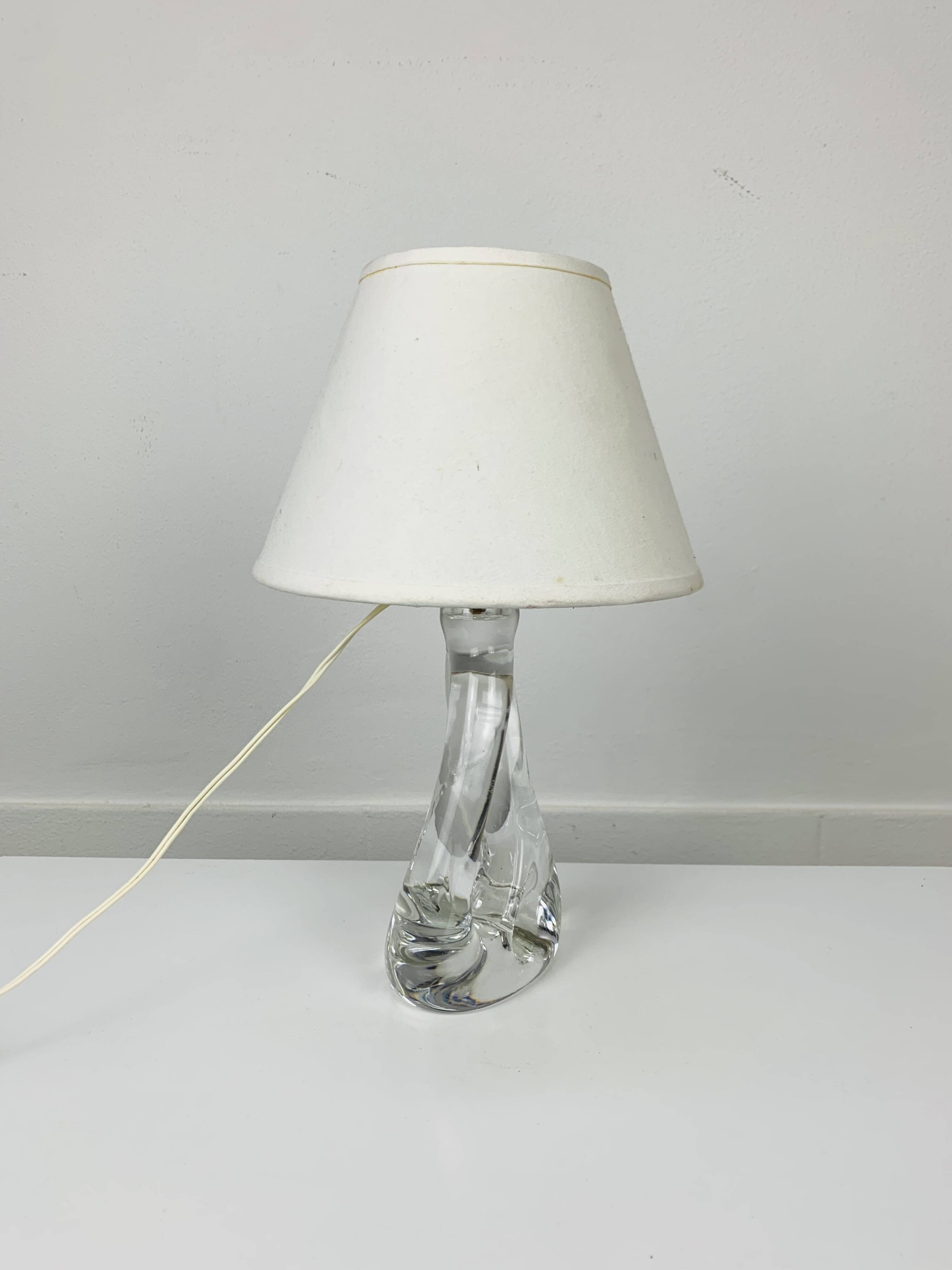 Vintage crystal lamp from the 60s