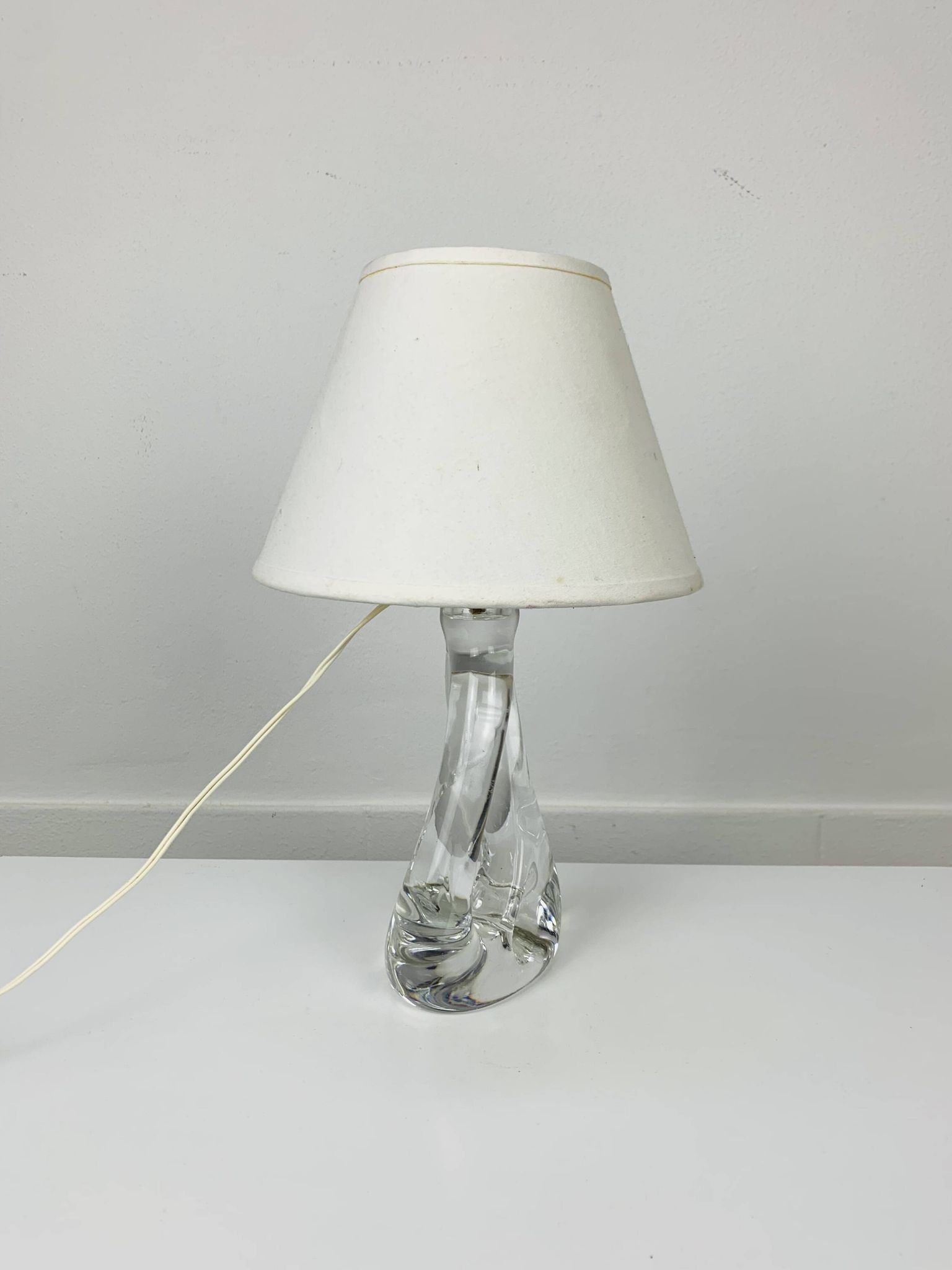 Lampe cristal vintage années 60