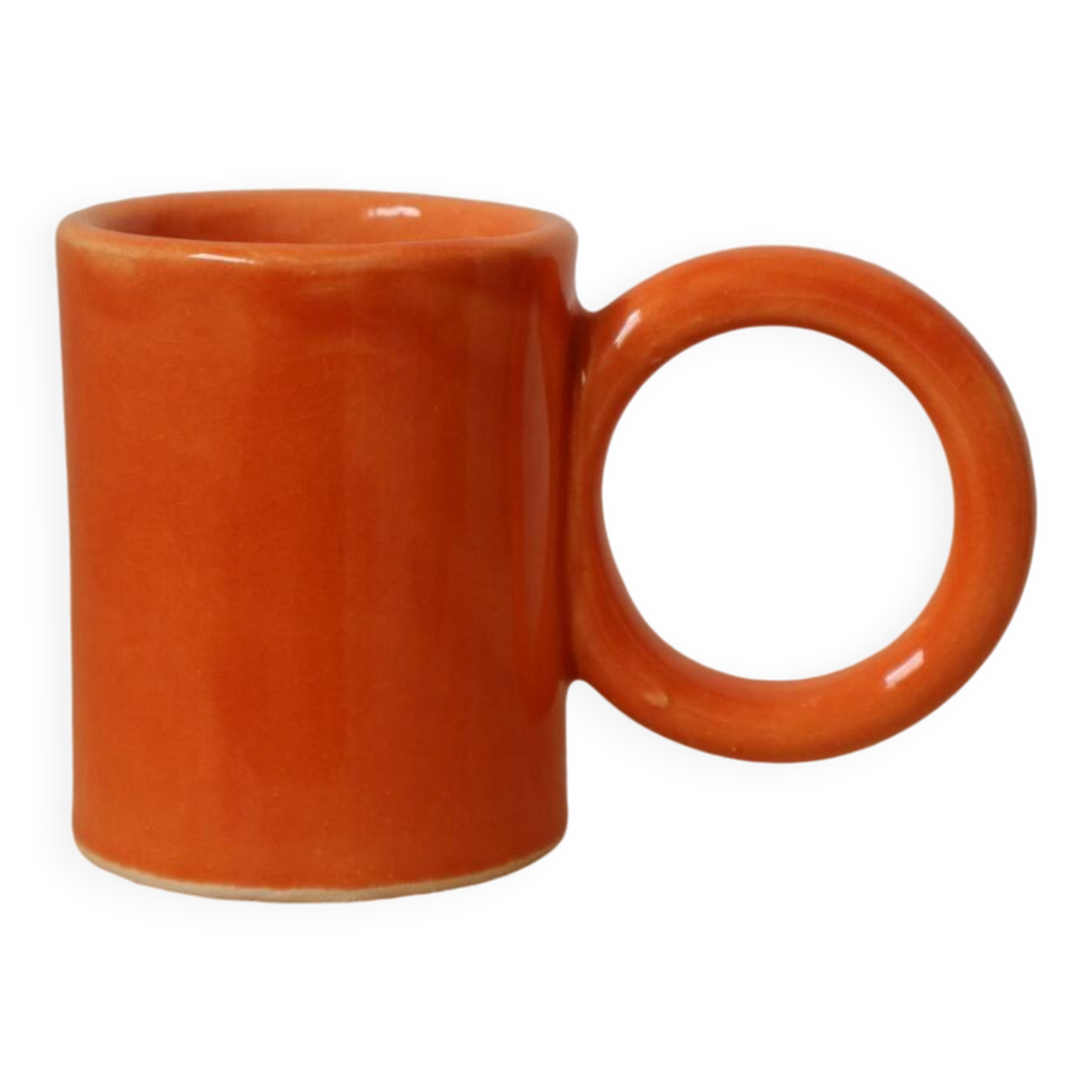 Tasse à Café En Céramique Rose Unie - Odène | Maison