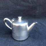 A pair of vintage silver-plated teapot and coffee pot