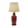 Lampe en céramique rouge