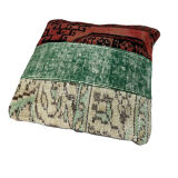 Turkish patchwork rug cushion cover 40x40 cm