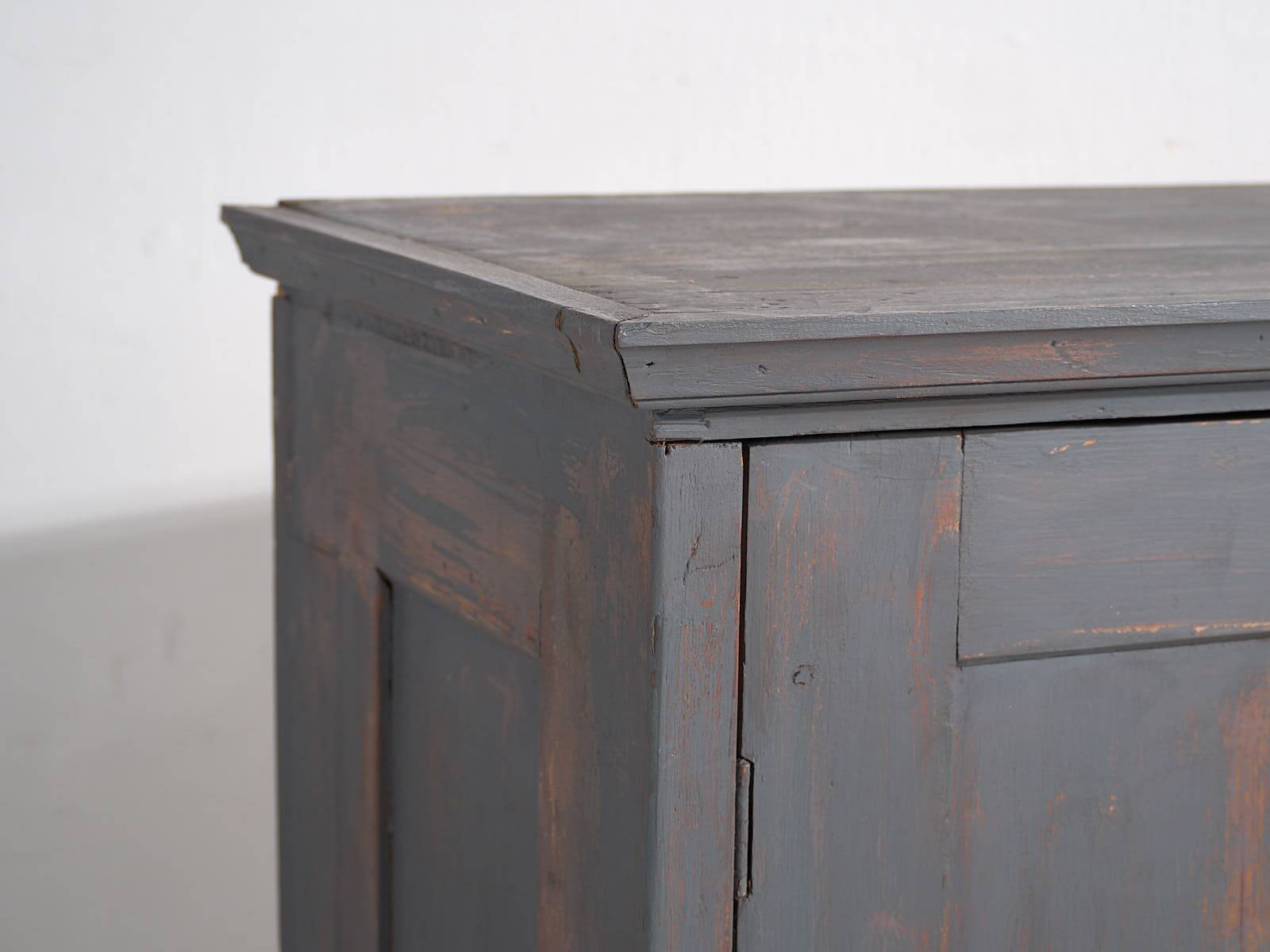 Small antique silver-grey cupboard (circa 1900) #29