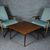 Pair of Jaroslav Smidek chairs model 6950, Vintage Czech 1960s