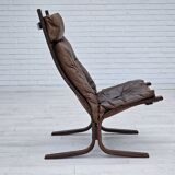 1970’s, Norwegian design, "Siesta" lounge chair by Ingmar Relling, leather, bentwood.