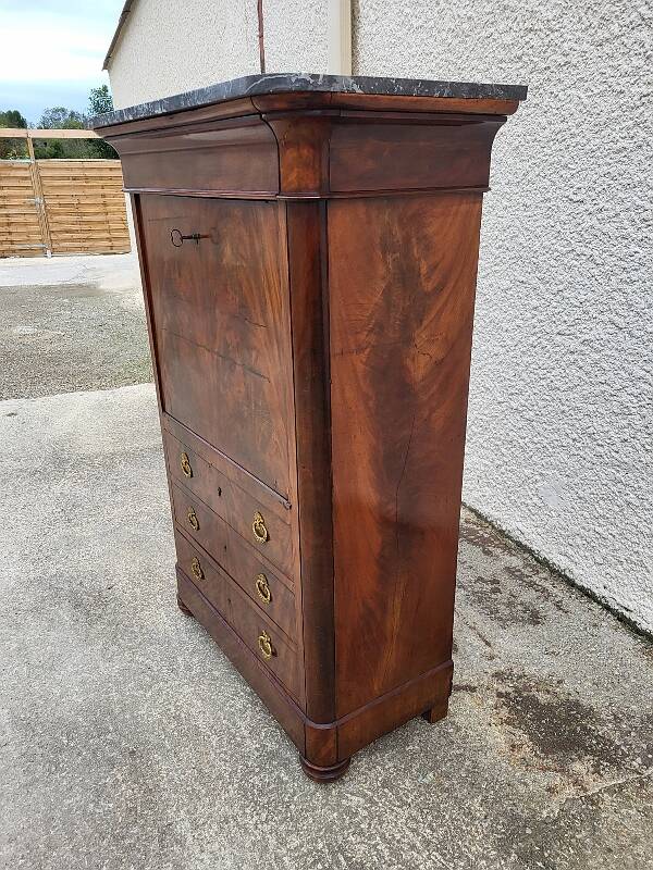 19th century mahogany restoration secretary