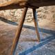 Antique primitive oak bench – Circa 1900, Allier region, France