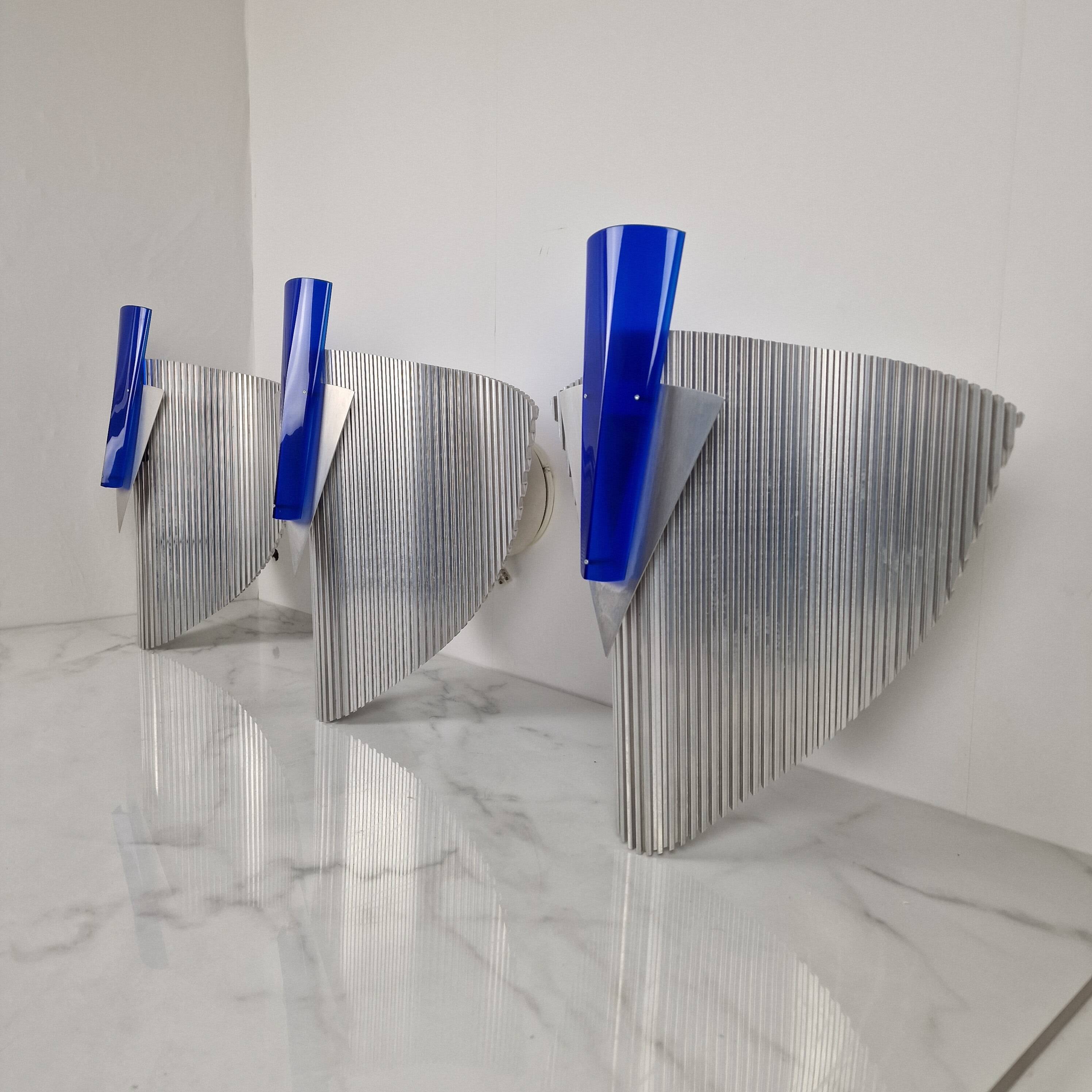 Trybeca Sconces by Ingo Maurer for Design M, Germany, Set of 3