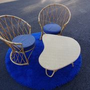 Living room for child rattan set
