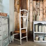 Old straw chair