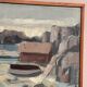 Original Swedish Oil On Canvas – “Seascape” By Gustaf Olsson – Signed – Vintage & Framed – 50 × 30 Cm (19.7" × 11.8")