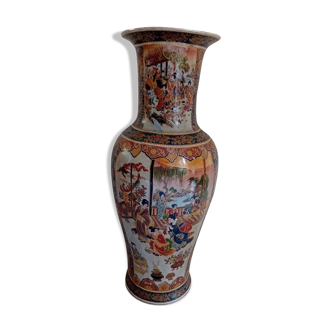 Neck vase Palace Chinese porcelain cartridges