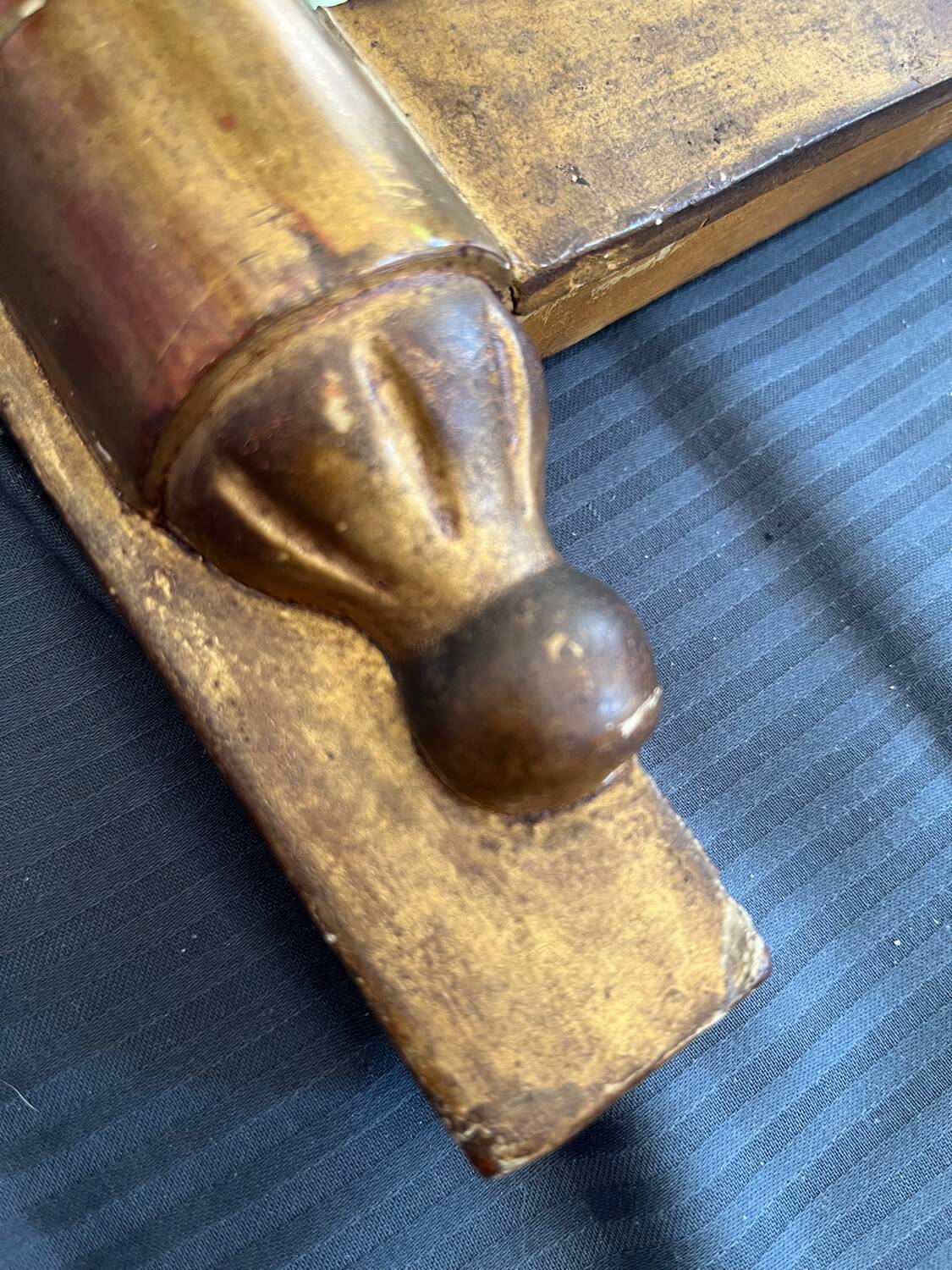 Gilded wooden mirror