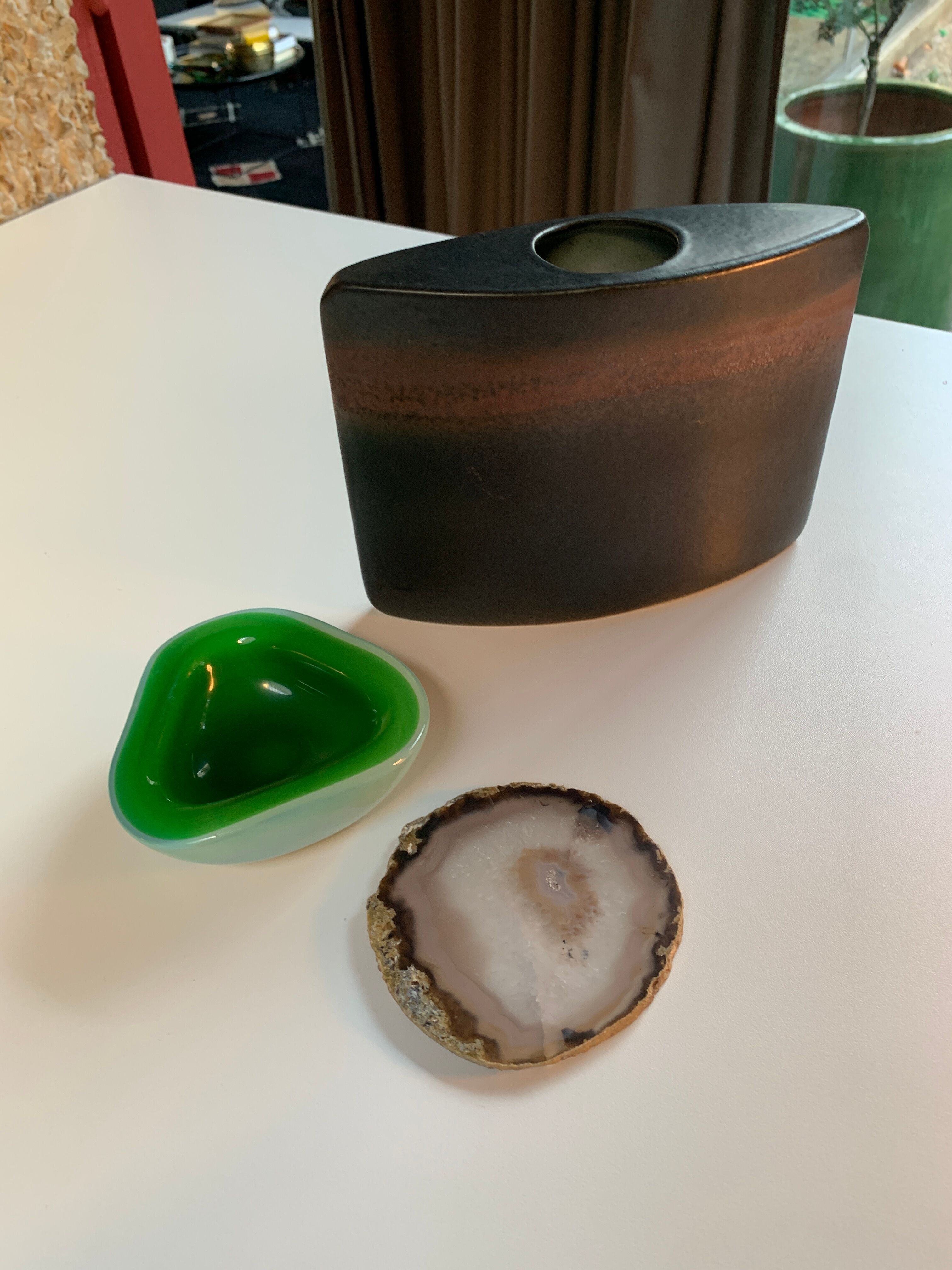 Courtesy ashtray in Murano 70s glass