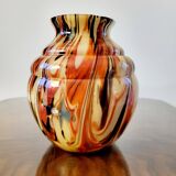 Art deco opaline glazen vaas, Verreries de Scailmont België