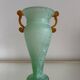 Vase amphore verre de Murano Scavo vintage