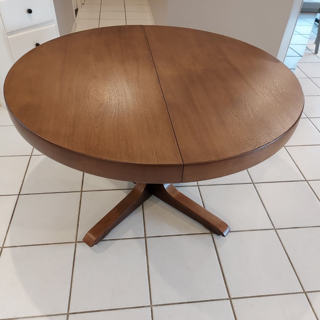 Vintage extendable table Baumann 1970s