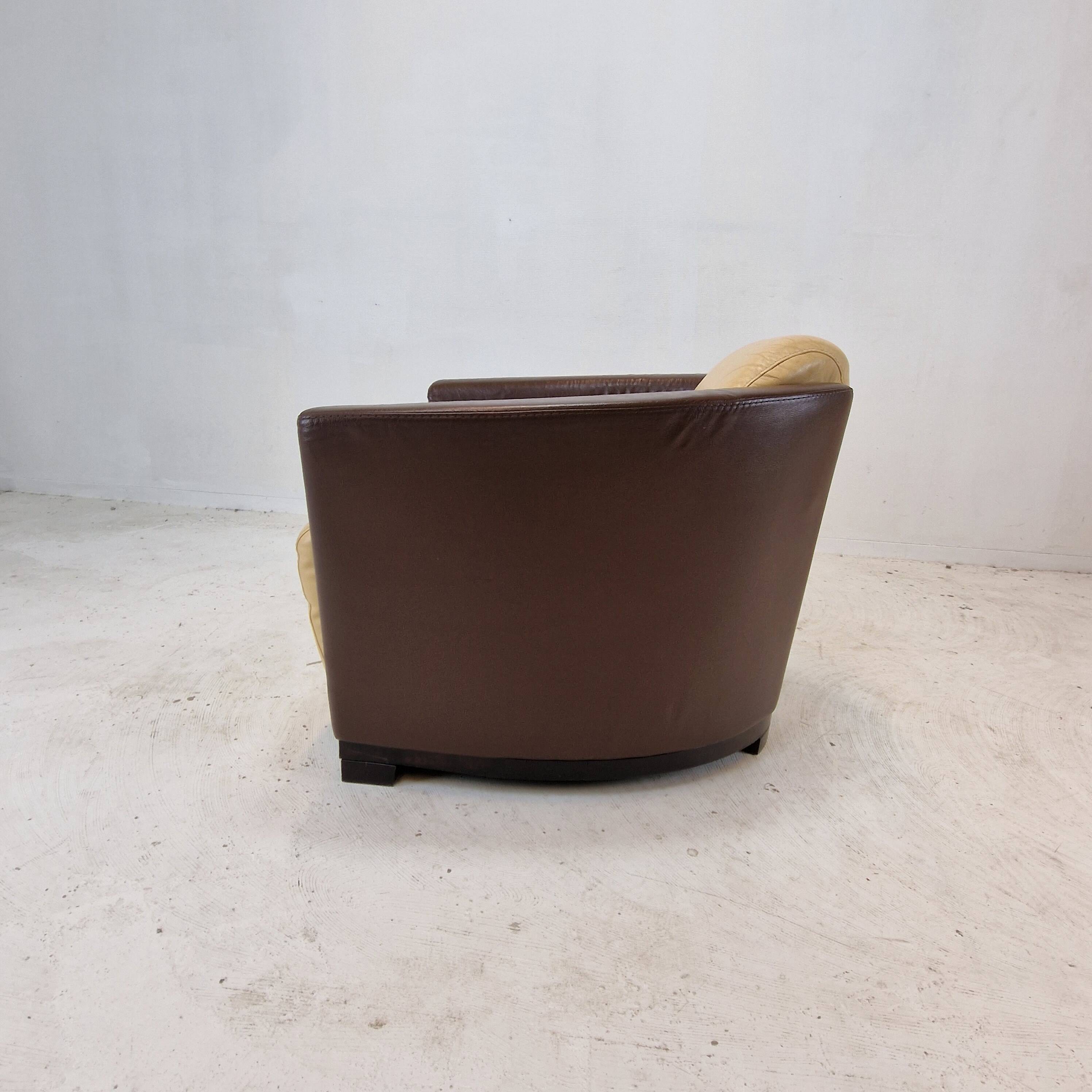 Set of 2 Calia Club or Lounge Chairs, Italy 1980's