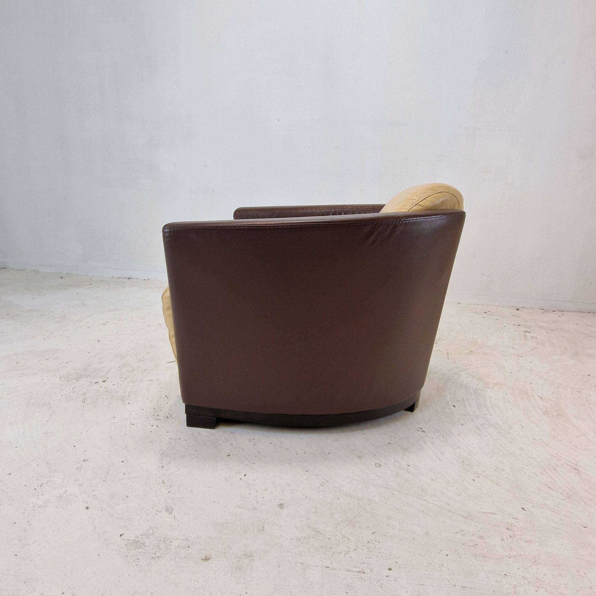 Set of 2 Calia Club or Lounge Chairs, Italy 1980's