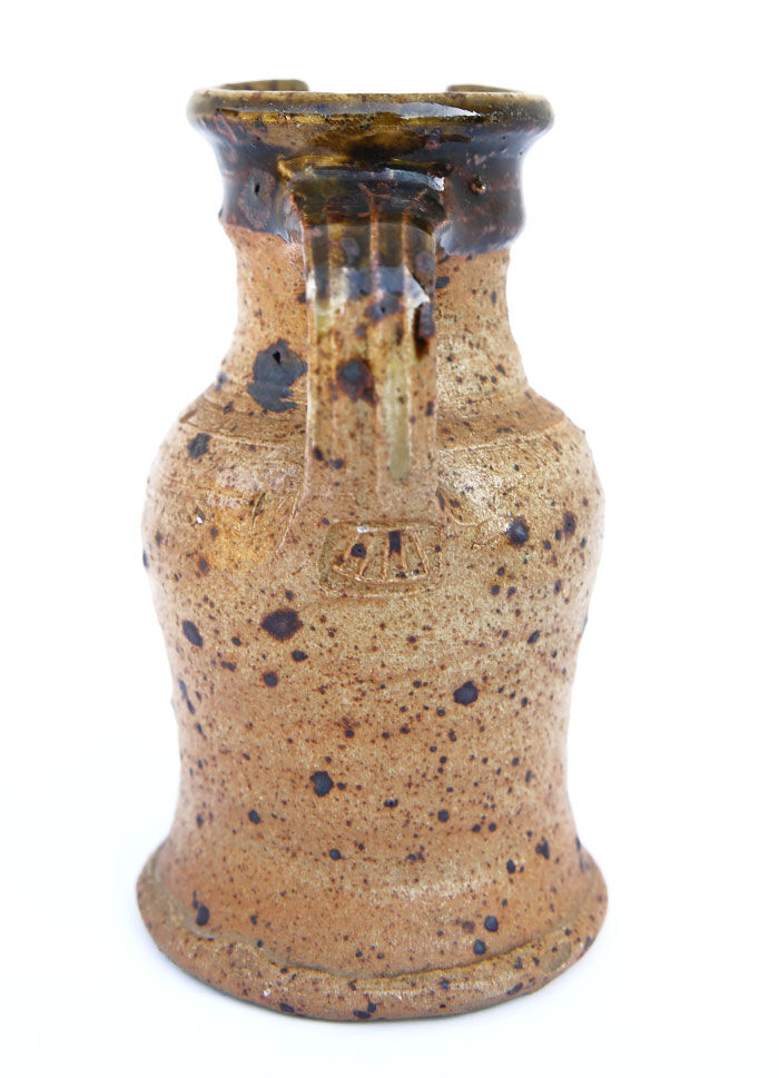 Pierre Digan's pyrity sandstone box, Puisaye, La Borne 1950