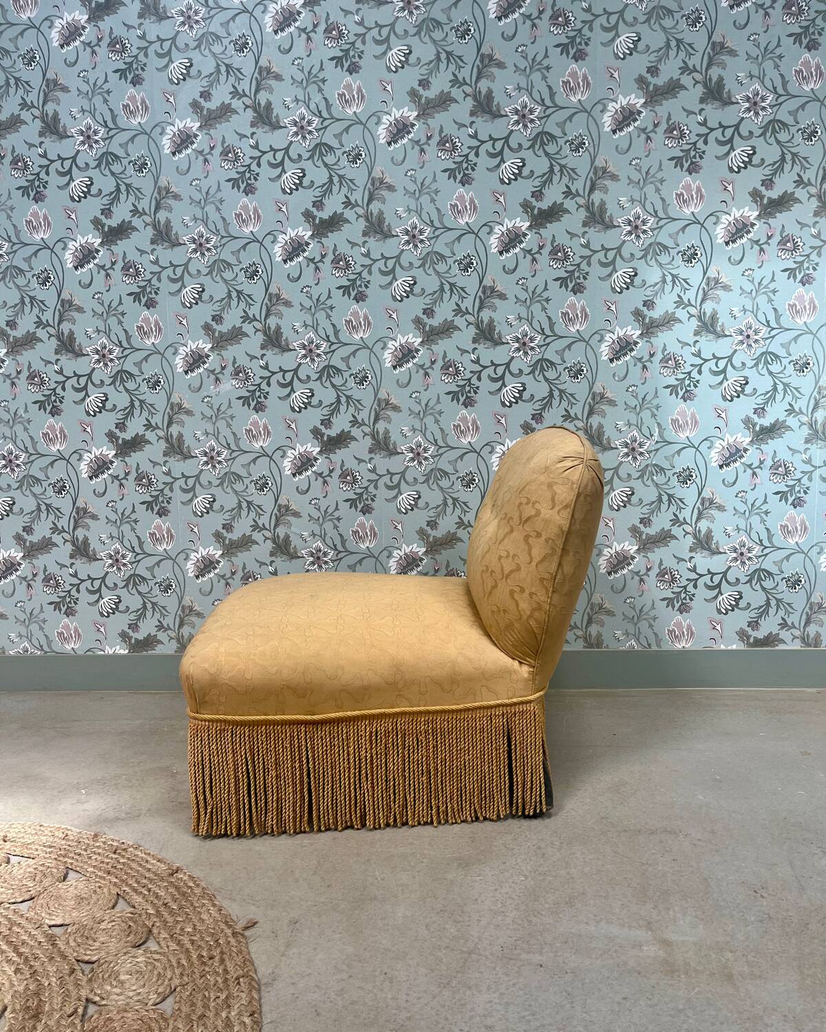 Vintage fireside chair