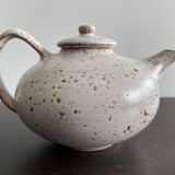 Ceramic teapot, handmade, pyrite stoneware.