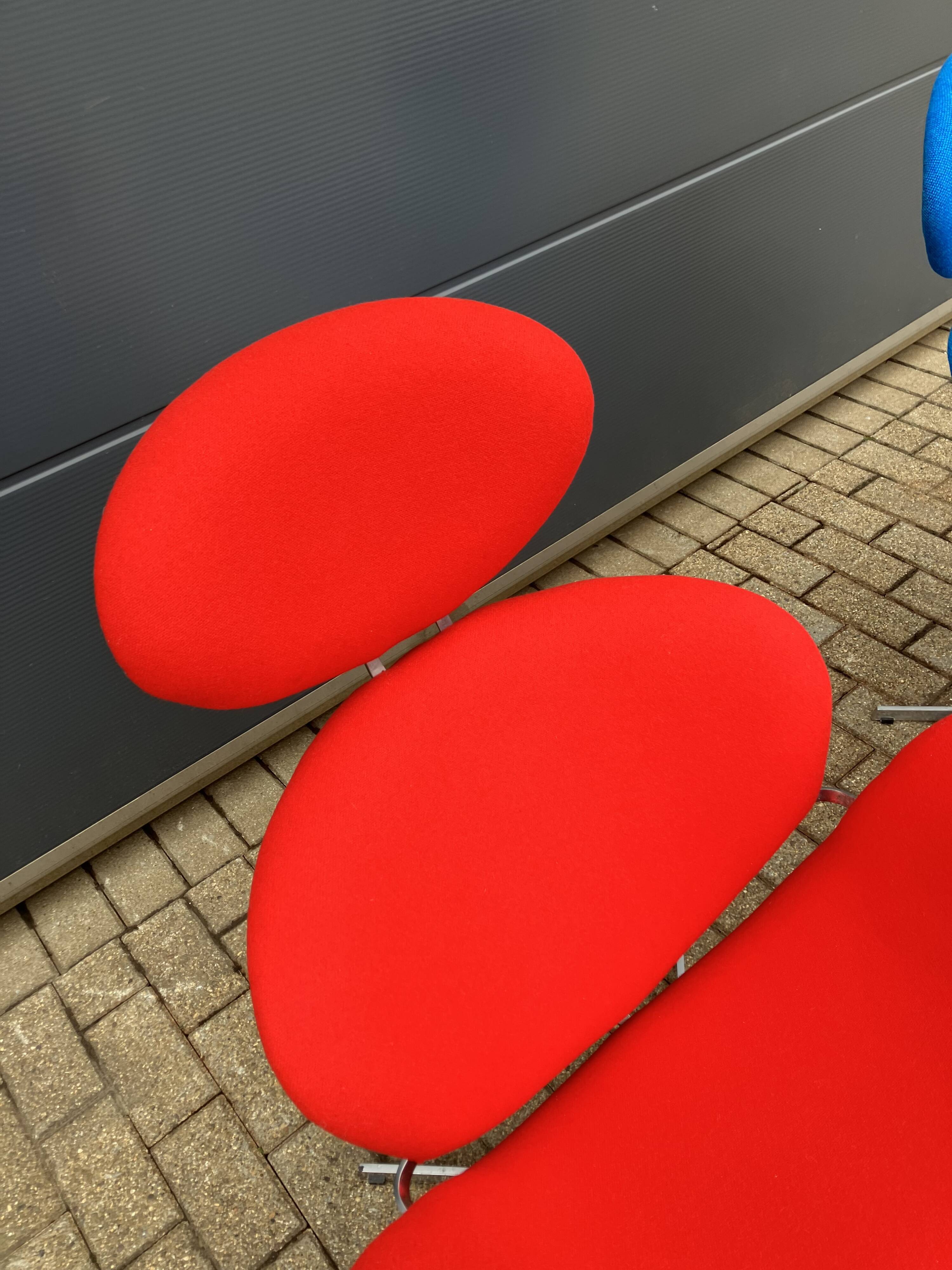 2x Artifort Pierre Paulin Big Tulip 1st edition terug in Nieuwstaat!!