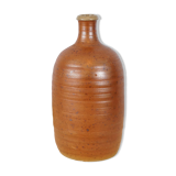Bouteille d'eau de vie corse en grès vintage