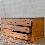 Wooden trade counter