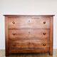 Antique solid wood chest of drawers